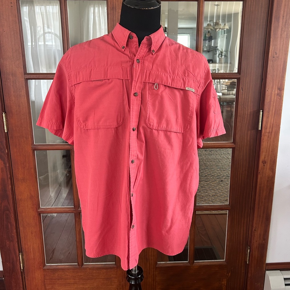 Field and Stream Outdoor Men's Vented Fishing Short Sleeve Shirt Size XL